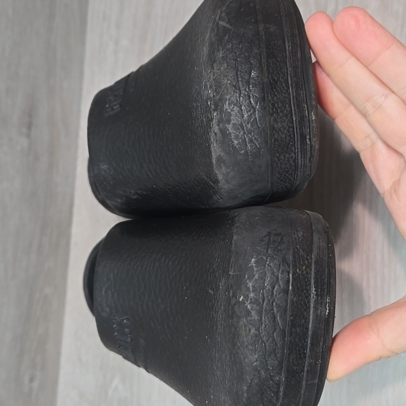 Birkenstock Women Black Clogs Outdoor Shoes Sz W9 M7 - Picture 4 of 12